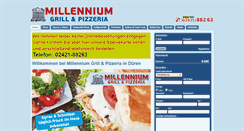 Desktop Screenshot of millenniumgrill.com